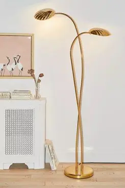 Urban Outfitters Shell Floor Lamp