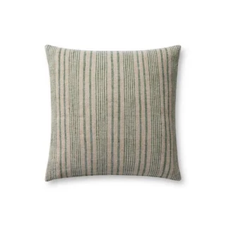 green and gray throw pillow