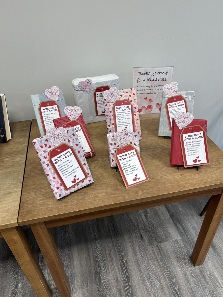 High Library holds Blind Date With a Book event