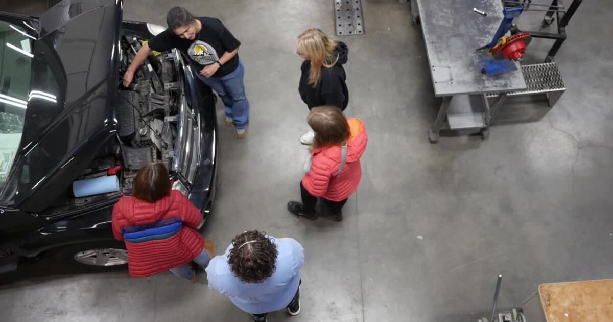 Automotive class by City College of MSUB empowering women from around the world