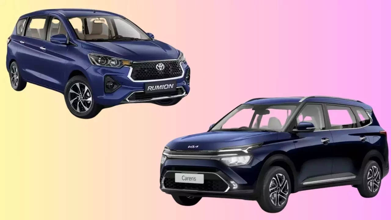 Toyota Rumion Vs Kia Carens: 10 लाख में कौन सी 7 सीटर कार है बेहतर?