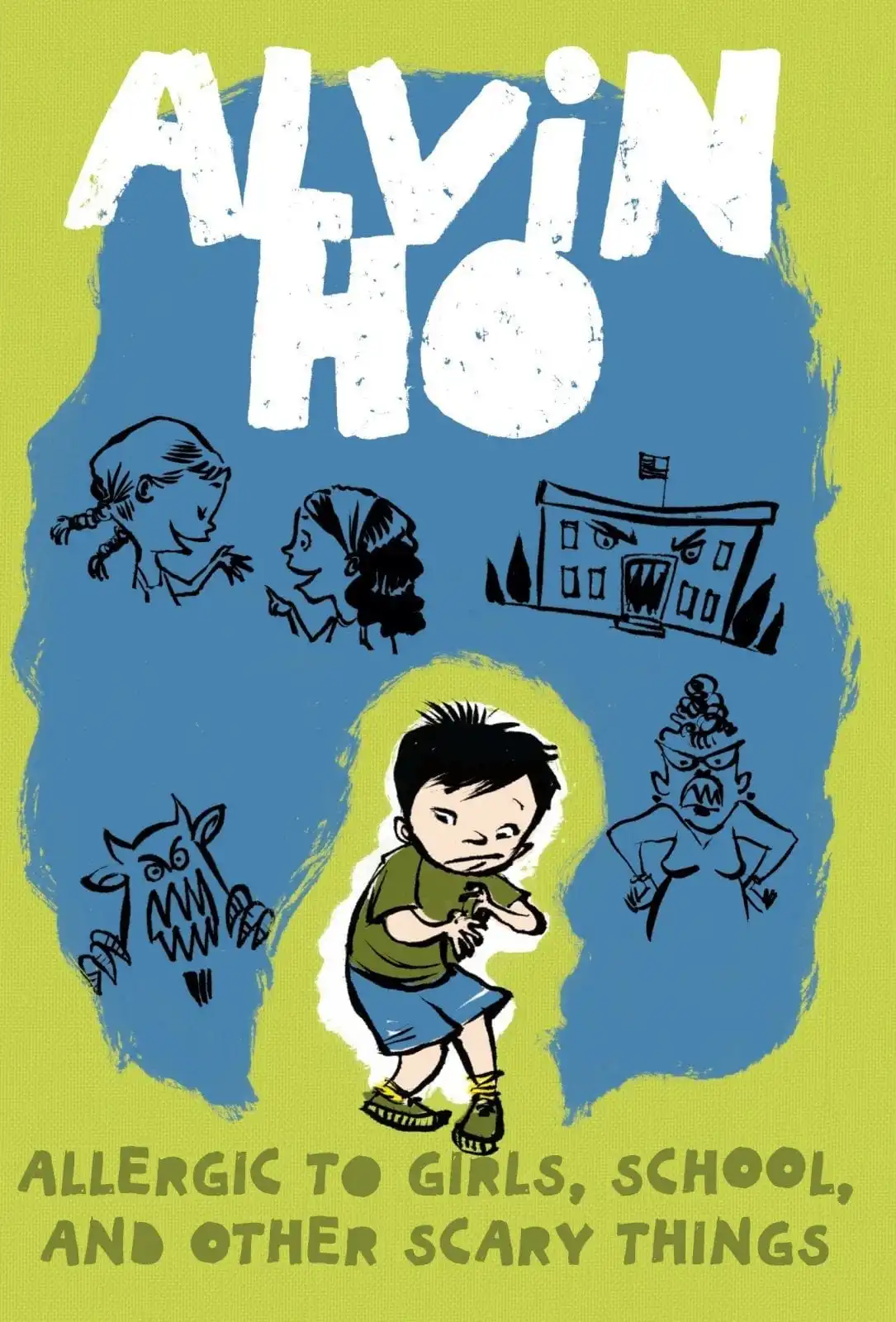 Alvin Ho: Allergic to Girls, School, and Other Scary Things written by Lenore Look and illustrated by LeUyen Pham_50 Must-Read Books for Second Graders