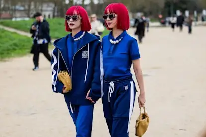 technicolor hair trend Paris fashion week