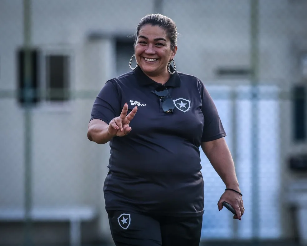 Rose de Sá. gerente de futebol feminino do Botafogo — Foto: Arthur Barreto/Botafogo