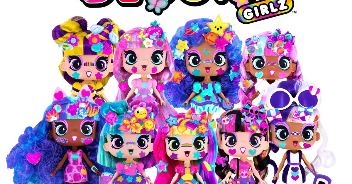 Introducing the Colorful World of Decora Girlz, a Fashion-Forward Doll Brand Built Around Creative Sticker Play