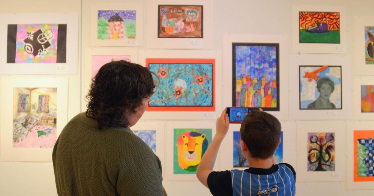 Updated: Hundreds of FCPS students’ artworks on display at Youth Art Month exhibit