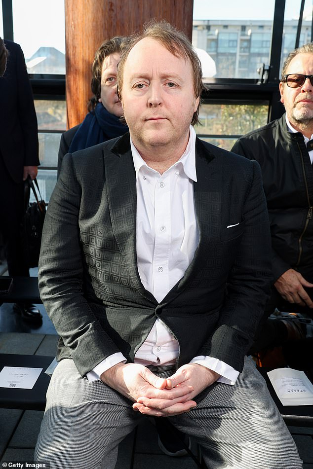 James McCartney supports sister Stella at her Paris Fashion Week show