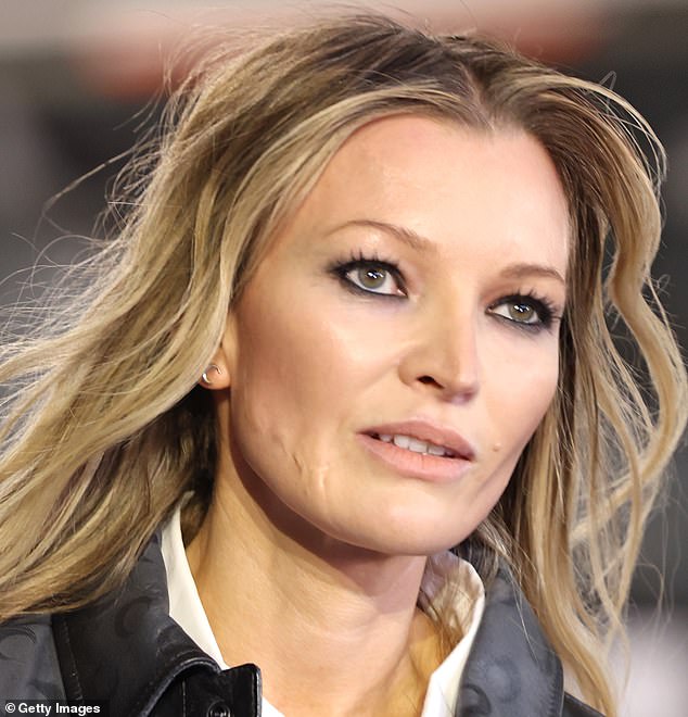 Kate Moss, 50, showcases her ageless good looks at PFW