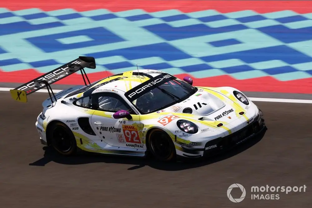 #92 Manthey Purerxcing Porsche 911 GT3 R LMGT3: Aliaksandr Malykhin, Joel Sturm, Klaus Bachler