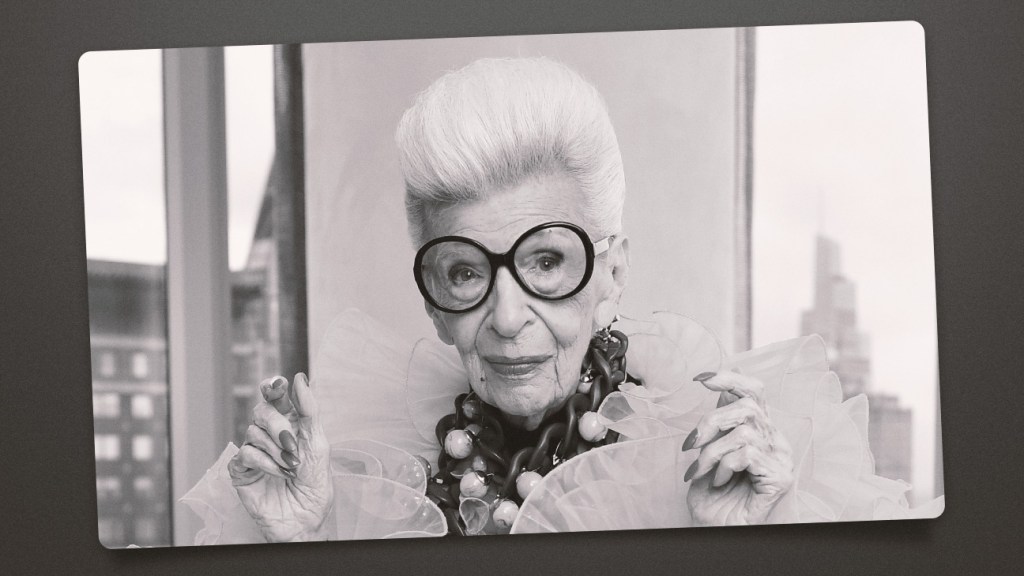 Iris Apfel, Fashion Icon and Interior Designer, Dies at 102