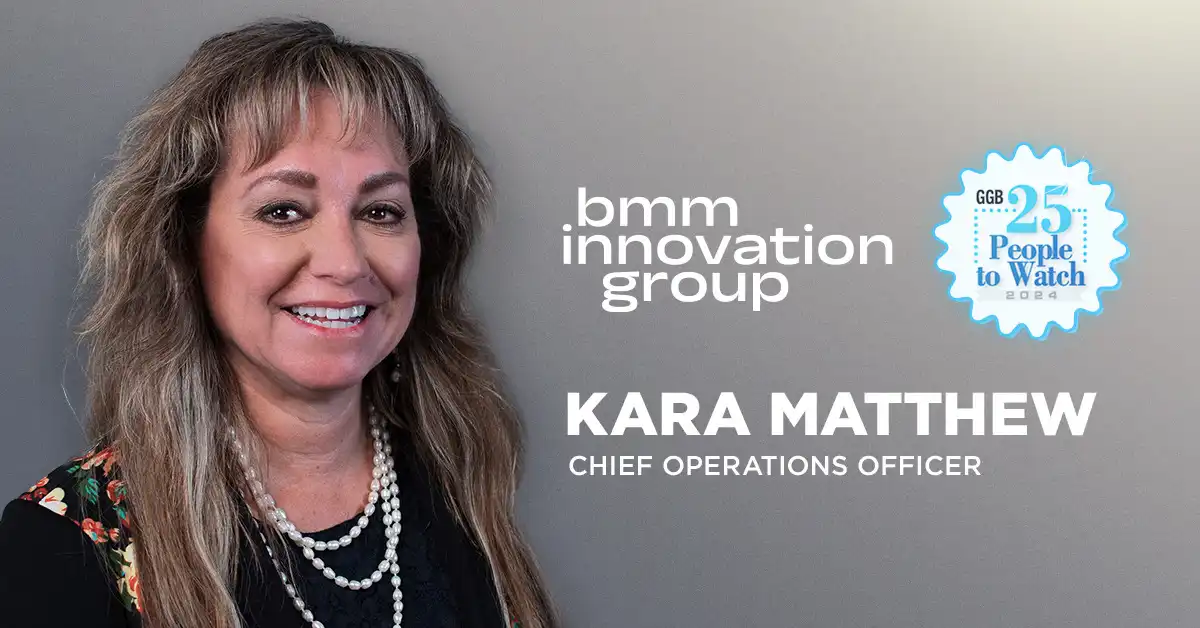 Kara Matthew, BMM Innovation Group COO, recognized among GLOBAL Gaming Business Magazine’s “25 People to Watch” in gaming