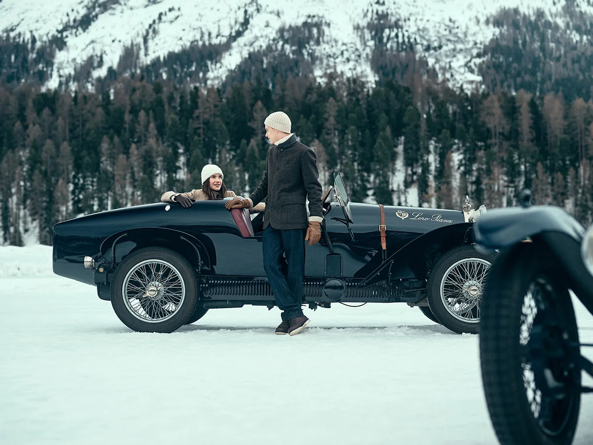 Loro Piana Brings Luxury Fashion To The I.C.E. St. Moritz, The International Concours Of Elegance & Automotive Connoisseurs