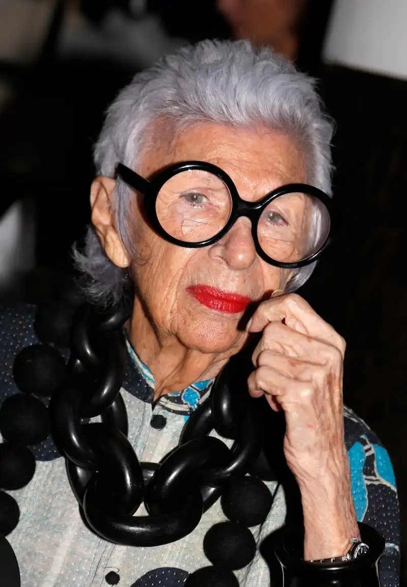 Iris Apfel has died aged 102 (Seth Wenig/AP)