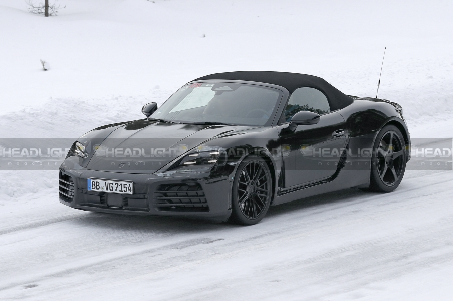 SPYSHOTS : Porsche 718 Boxster รุ่นต่อไปของสปอร์ตน้องเล็ก ขุมพลังไฟฟ้าล้วน เตรียมวางจำหน่ายควบคู่รุ่นปัจจุบัน