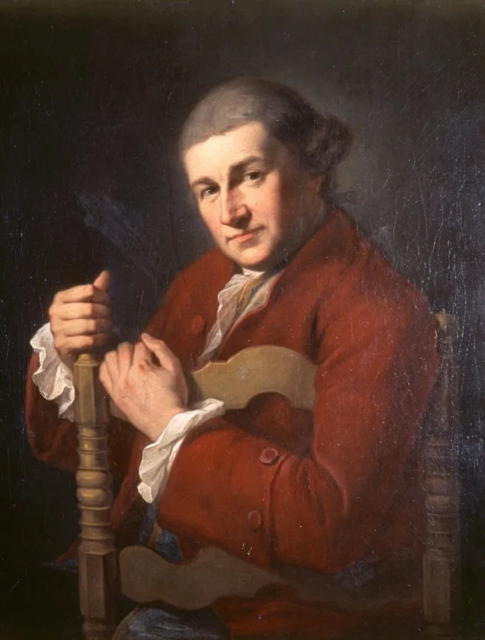 A man sitting on a chair