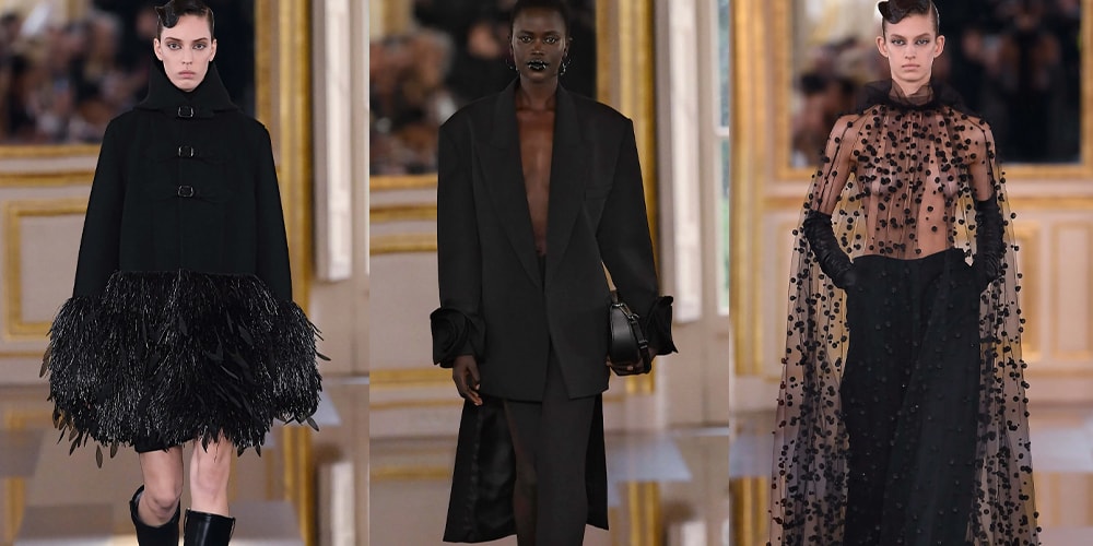 Pierpaolo Piccioli Says Black Is the New Pink for Valentino FW24