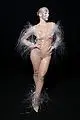 julia fox wears nude illusion sequin look at mugler fashion show 37