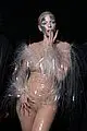 julia fox wears nude illusion sequin look at mugler fashion show 40