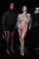 julia fox wears nude illusion sequin look at mugler fashion show 43