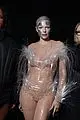 julia fox wears nude illusion sequin look at mugler fashion show 44