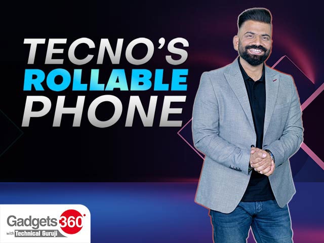 Gadgets 360 With TG: Tecno’s Shows Off Phone Concept With Rollable Display