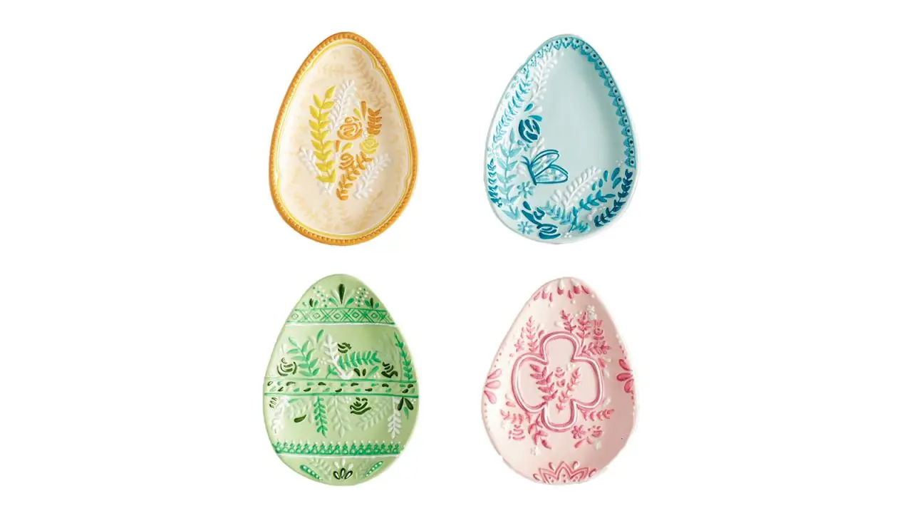 Pottery Barn Easter Egg Appetizer Plates, Set of 4 cnnu.jpg