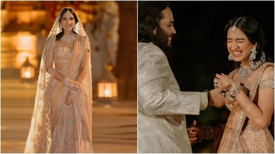 Radhika Merchant’s lehenga saree for Hastakshar ceremony: Designer Tarun Tahiliani reveals details about her final look