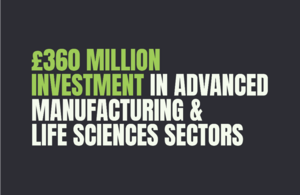 £360 million to boost British manufacturing and R&D