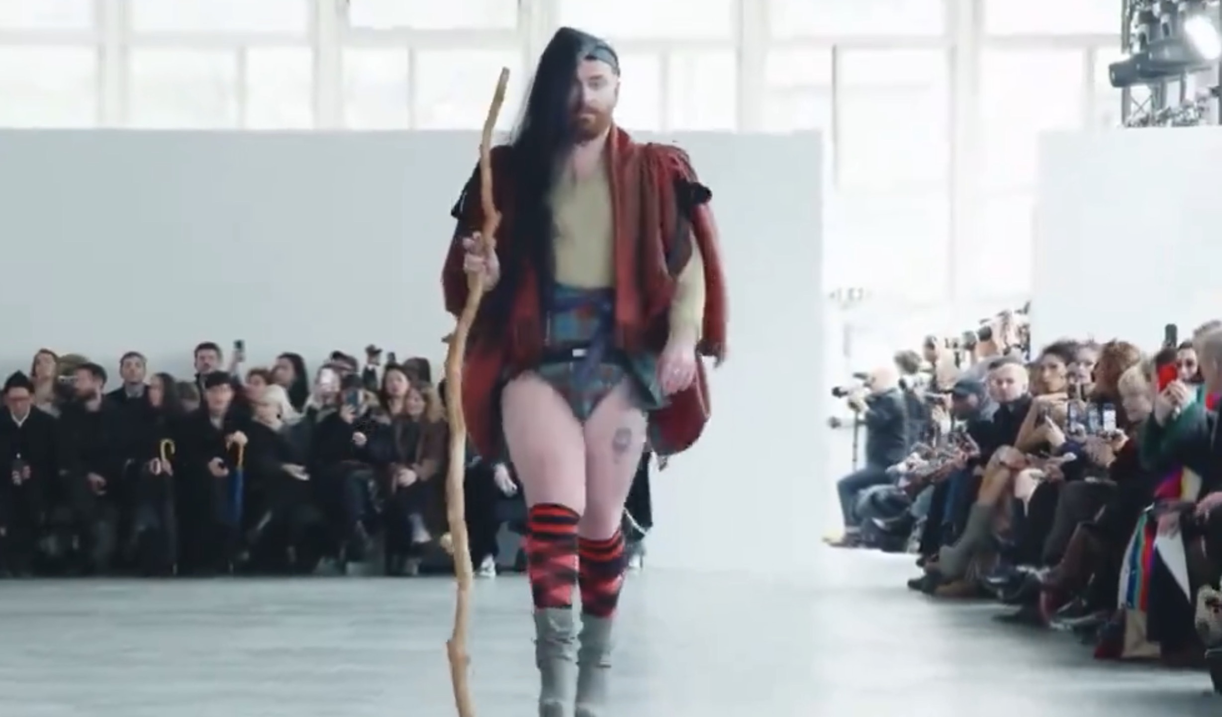 Sam Smith WOWS Walking the Runway for Vivienne Westwood at Paris Fashion Week