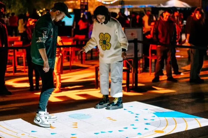 PHOTO: The Music Center | Night Games 2023 on Jerry Moss Plaza at The Music Center in downtown Los Angeles.