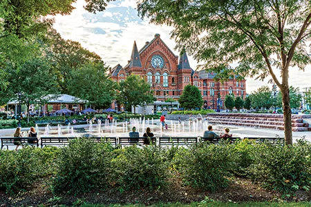 Have a Picnic at Washington Park Before Exploring the Brewing Heritage TrailFreeWashington Park, with its large greenspace and view of the beautiful Music Hall, offers a great setting to relax and enjoy some pre-packed snacks with your date. And when the weather is nice, the park’s bar, The Porch, opens for business so you can enjoy an after-lunch drink from their variety of beer, wine, seltzer and liquor. And if you want to explore more, hop on the streetcar and head toward Findlay Market where you can start your journey on the city’s Brewing Heritage Trail, which celebrates the city's storied past as a beer-producing capital with a series of guided tours and a free walking trail. The trail stretches about three-fourths of a mile between Findlay Market and Grant Park. You can start at either end; just follow embedded medallions in the sidewalk to discover historic buildings, brewing sites, public art and more. Washington Park: 1230 Elm St., Over-the-Rhine; Brewing Heritage Trail: 1801 Race St. to 73 E. McMillan Ave., Over-the-Rhine.