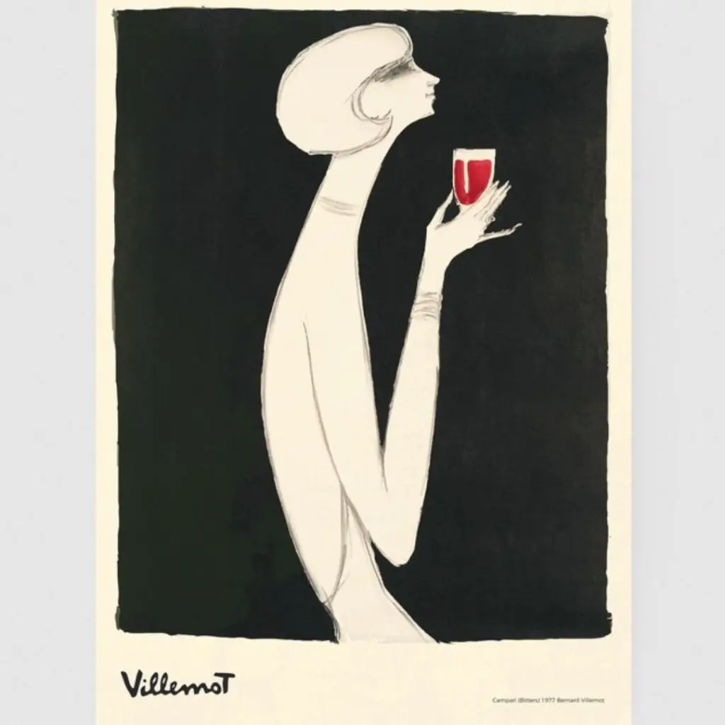 Rouge Campari by Bernard Villemot Art Print
