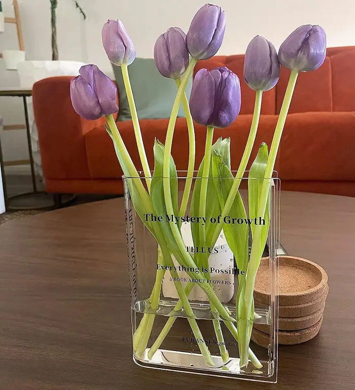 Pages And Petals: A Clever Twist On Home Decor - Bookend Vase For Flowers