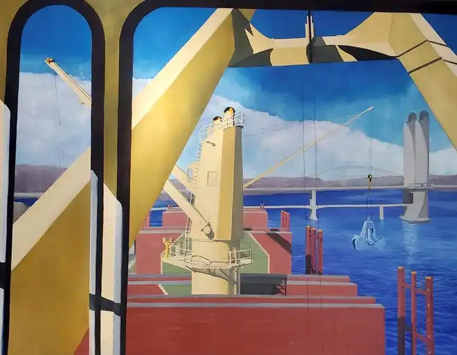 View from Crane 4 by Maine artist Matt Gunn