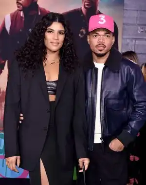 Chance the Rapper, right, and his wife Kirsten Corley announced their plan to divorce in a social media post Wednesday.