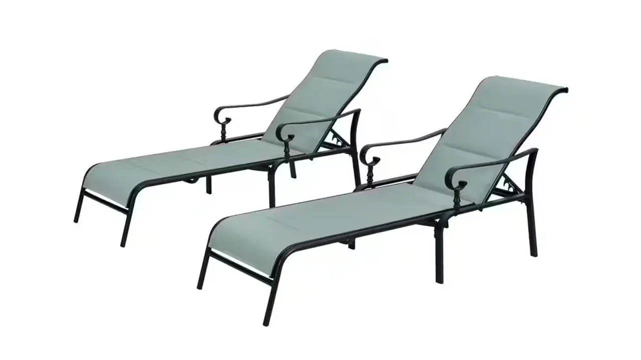 Hampton Bay Glenridge Falls Steel Sling Padded Outdoor Chaise Lounge, 2-Pack cnnu.jpg