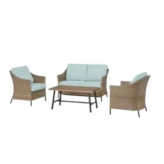 Wicker patio set