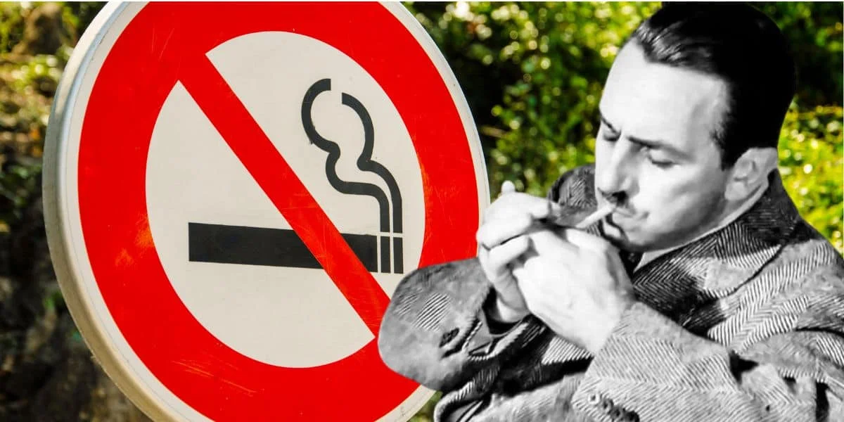 Disney smokes a cigarette in a featured image