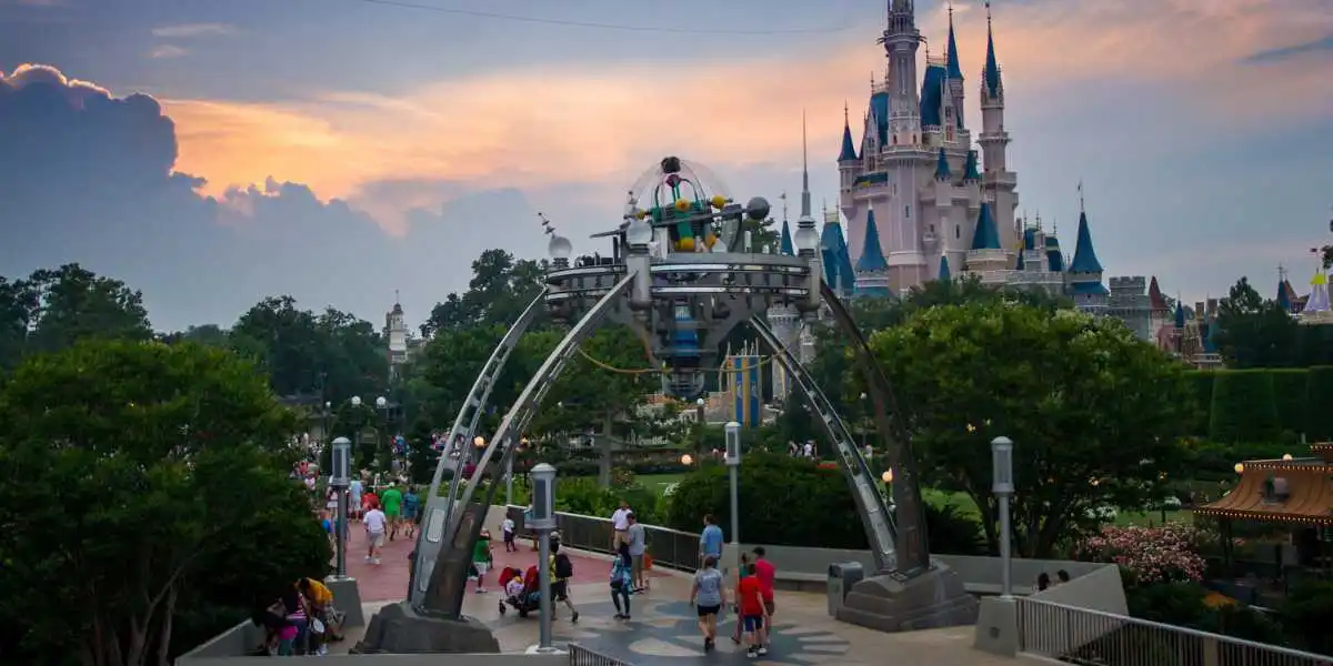 Cinderella Castle from Tomorrowland