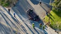 School bus, car involved in crash near Arts Academy Charter Middle School