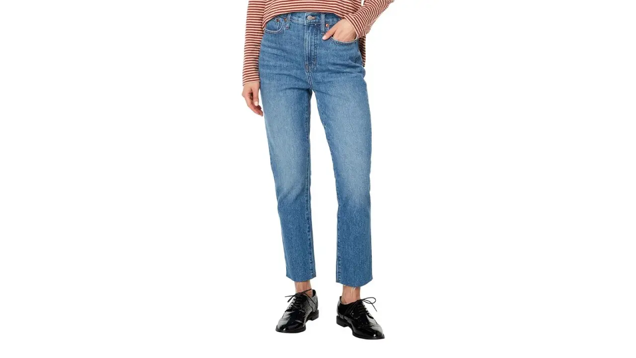 Madewell's The Perfect Vintage Jean in Earlisde wash.