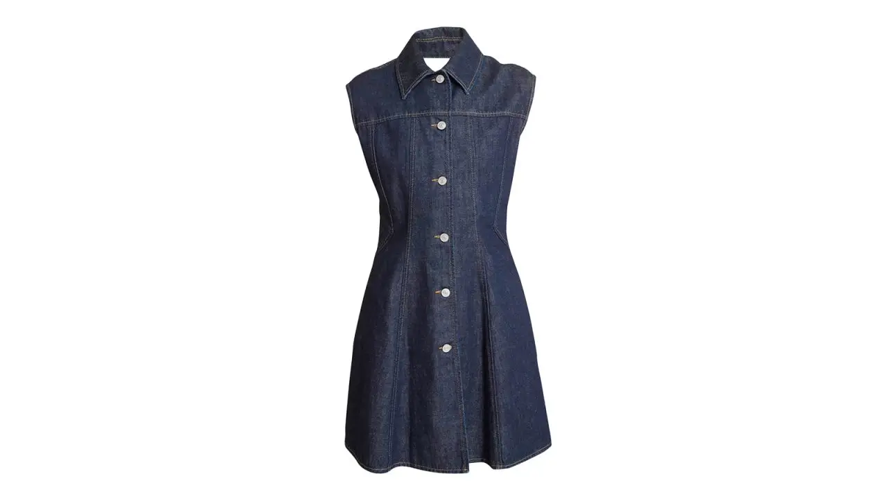 Givenchy Button-Front Denim Mini Dress cnnu.jpg