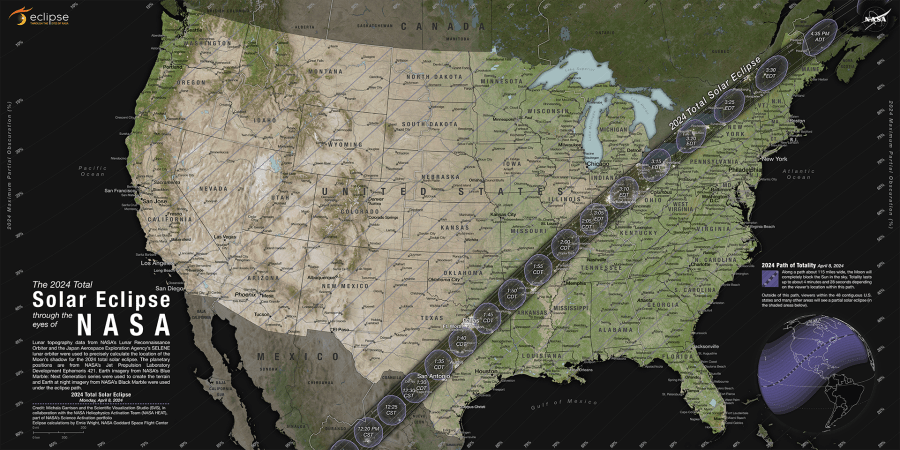 Solar eclipse travel from LAX in full swing Monday morning