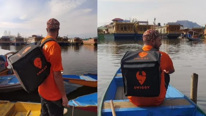 Swiggy: श्रीनगर की डल लेक में हाउसबोट पर बैठकर ले सकेंगे खाने का आनंद…Swiggy की नई सेवा,शिकारा से खाना पहुंचाएंगे डिलीवरी पार्टनर्स