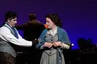 Alok Kumar (Rodolfo) and Elizabeth Caballero (Mimì) performed in an April 3 dress rehearsal...