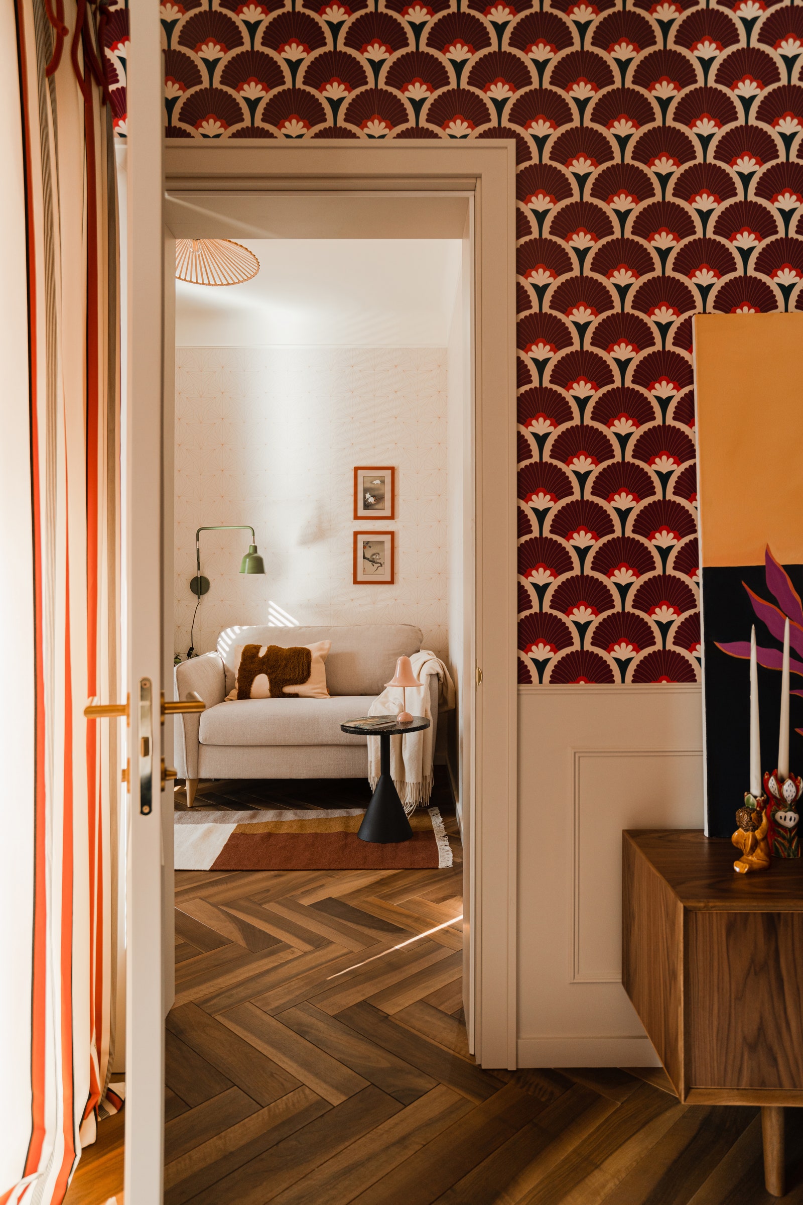 A Bevy of Bold Patterns Upgrade This 614-Square-Foot Kraków Apartment