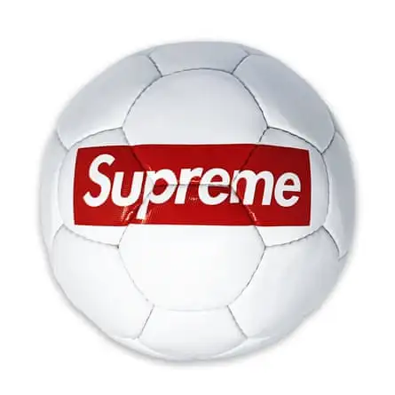 A Supreme x Umbro football from 2022.