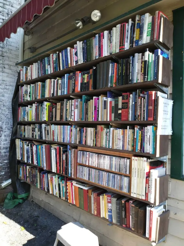 Our Bookshop wall