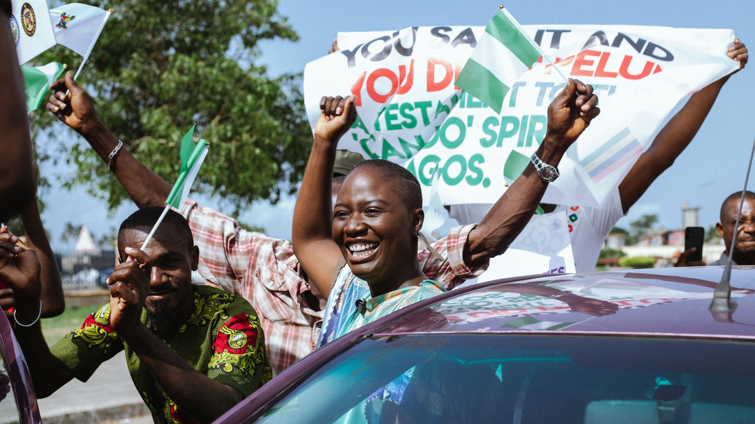 This solo traveler drove from London to Lagos in a tiny car