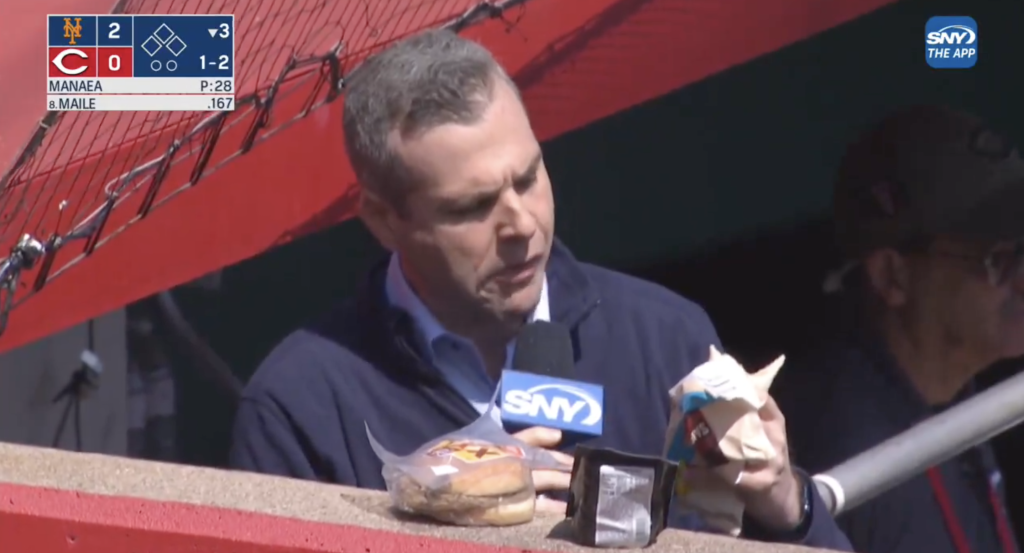 Mets broadcast goes to new places as Steve Gelbs taste tests ‘vile’ vending machine food